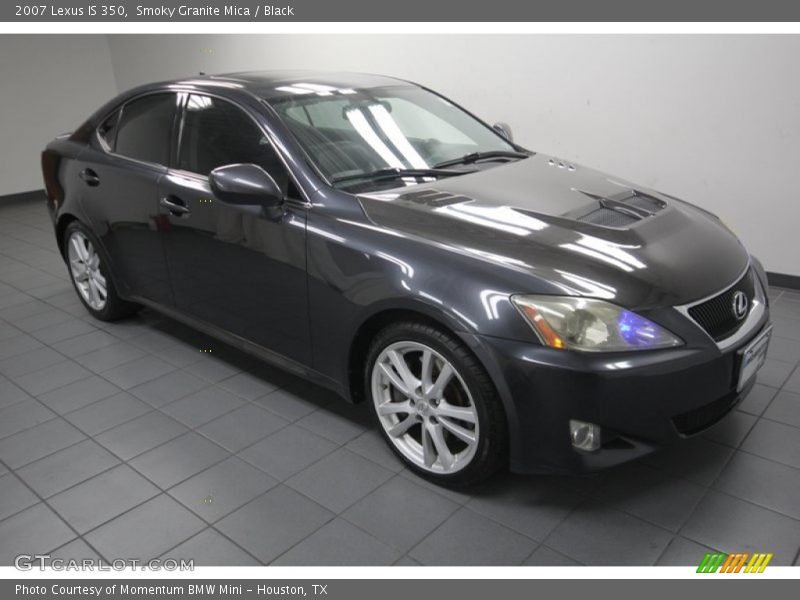 Smoky Granite Mica / Black 2007 Lexus IS 350