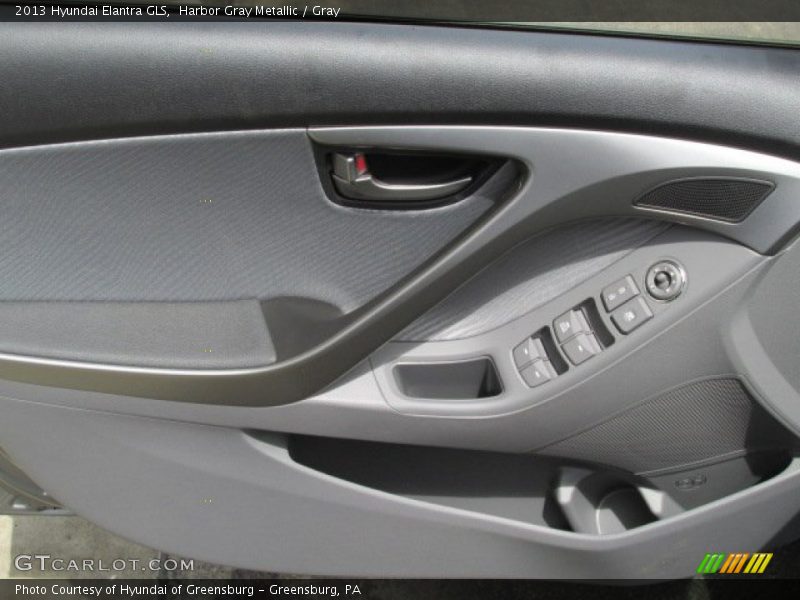 Harbor Gray Metallic / Gray 2013 Hyundai Elantra GLS