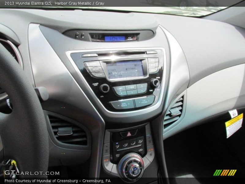 Harbor Gray Metallic / Gray 2013 Hyundai Elantra GLS