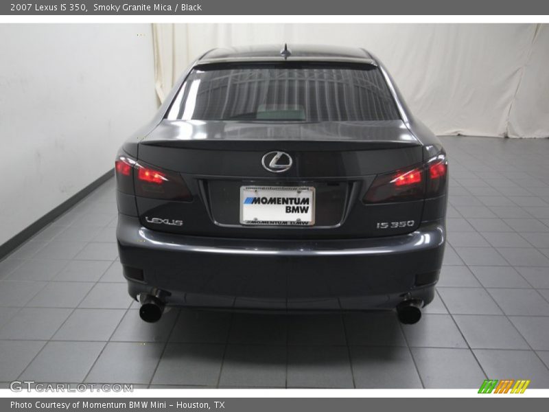 Smoky Granite Mica / Black 2007 Lexus IS 350