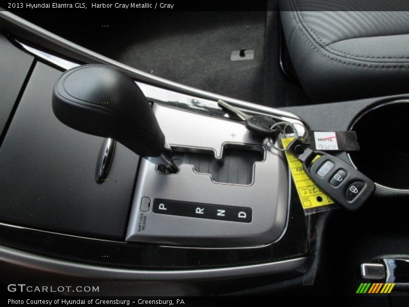 Harbor Gray Metallic / Gray 2013 Hyundai Elantra GLS