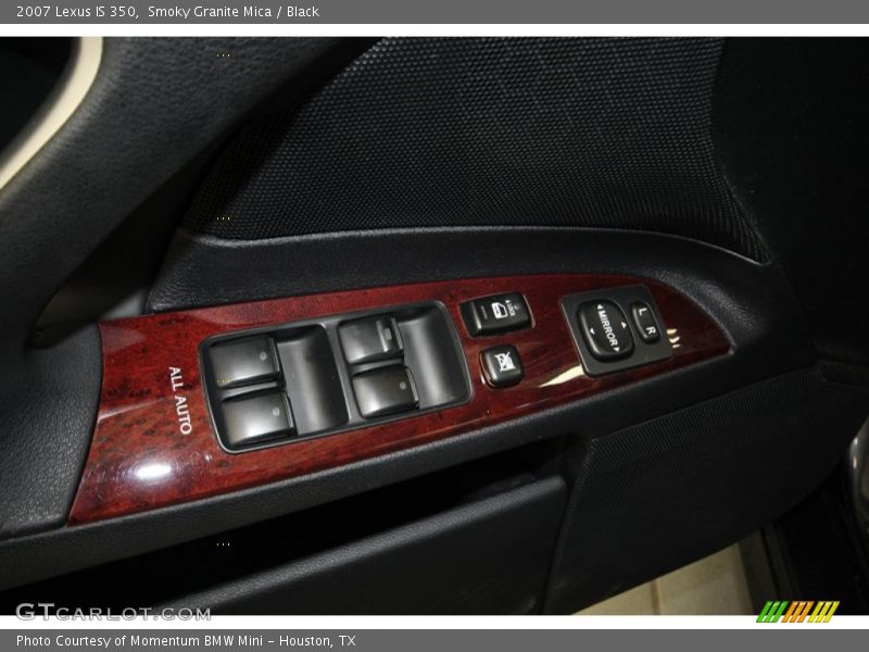 Smoky Granite Mica / Black 2007 Lexus IS 350