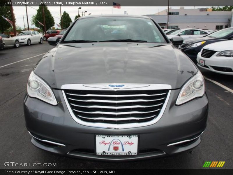 Tungsten Metallic / Black 2012 Chrysler 200 Touring Sedan