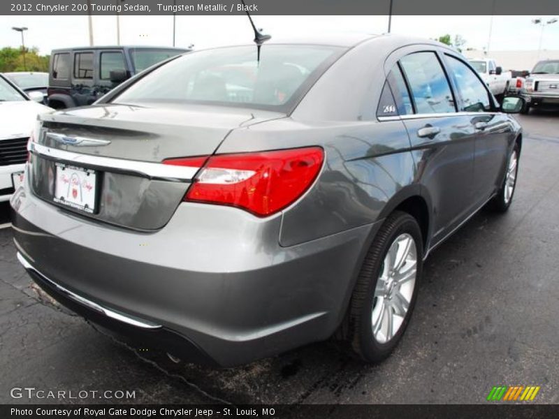 Tungsten Metallic / Black 2012 Chrysler 200 Touring Sedan