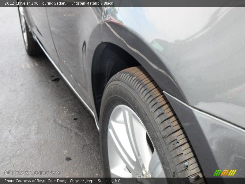 Tungsten Metallic / Black 2012 Chrysler 200 Touring Sedan