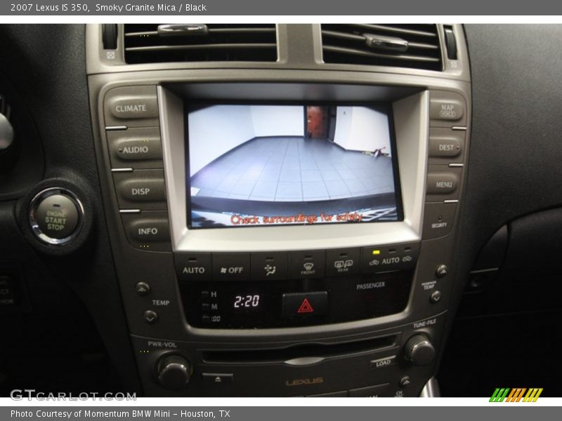 Smoky Granite Mica / Black 2007 Lexus IS 350