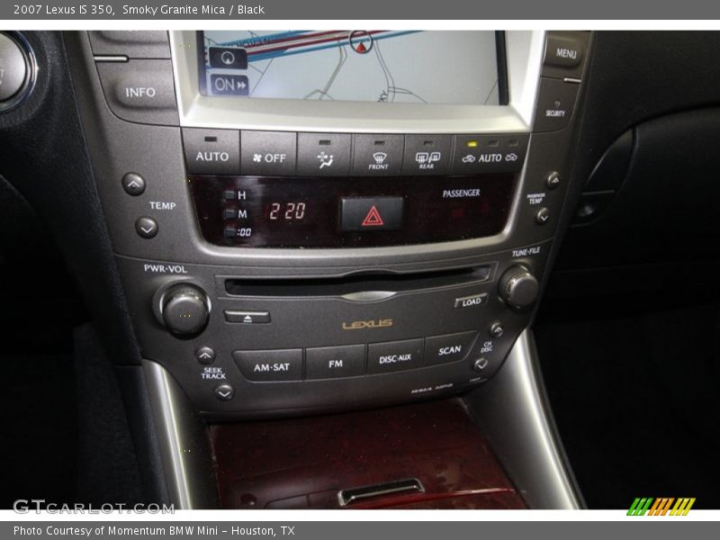 Smoky Granite Mica / Black 2007 Lexus IS 350