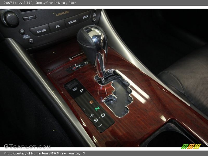 Smoky Granite Mica / Black 2007 Lexus IS 350