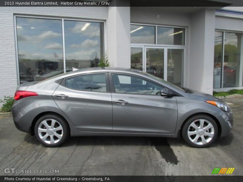 Harbor Gray Metallic / Gray 2013 Hyundai Elantra Limited