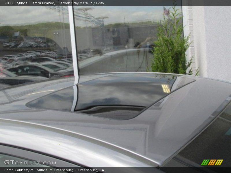 Harbor Gray Metallic / Gray 2013 Hyundai Elantra Limited