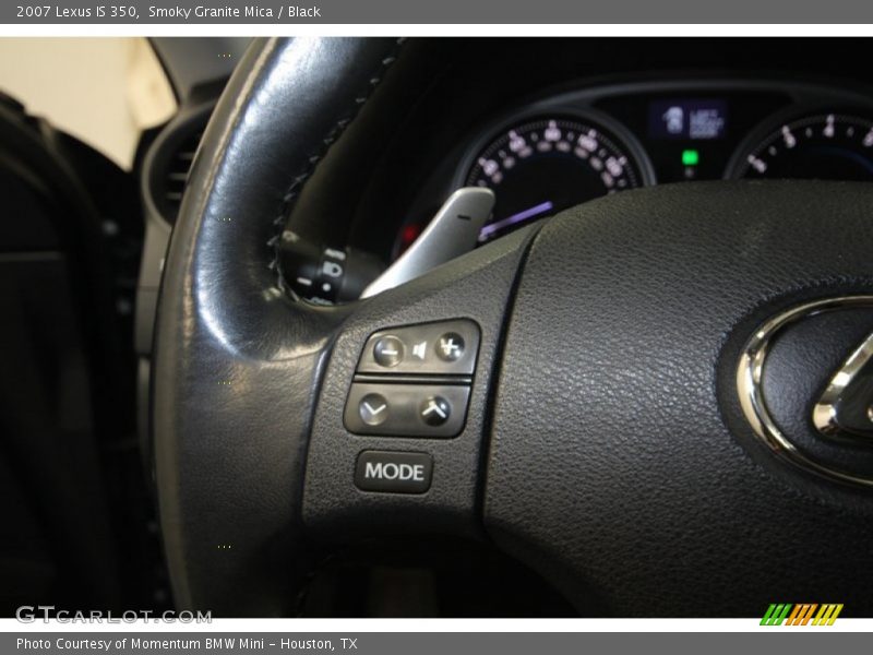 Smoky Granite Mica / Black 2007 Lexus IS 350