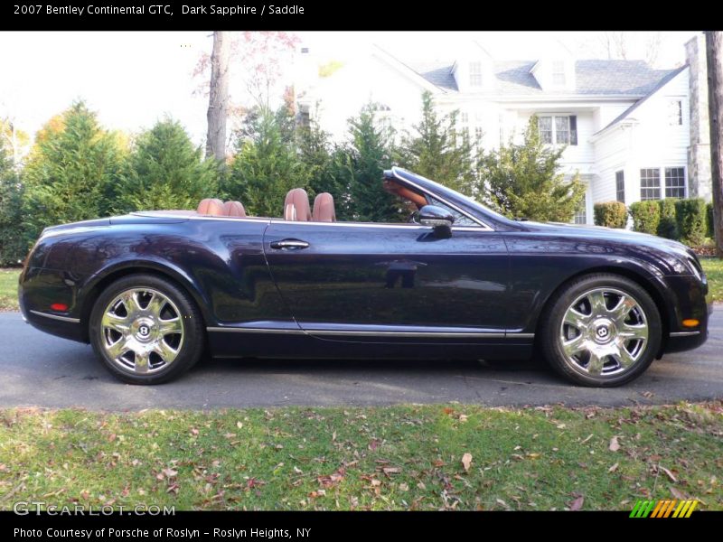 Dark Sapphire / Saddle 2007 Bentley Continental GTC