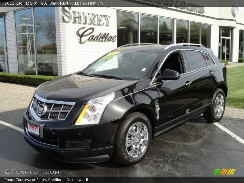 Black Raven / Ebony/Titanium 2011 Cadillac SRX FWD