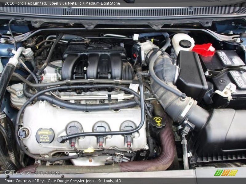 Steel Blue Metallic / Medium Light Stone 2010 Ford Flex Limited