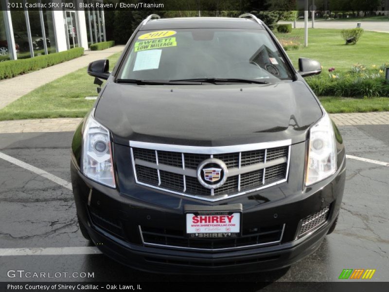 Black Raven / Ebony/Titanium 2011 Cadillac SRX FWD