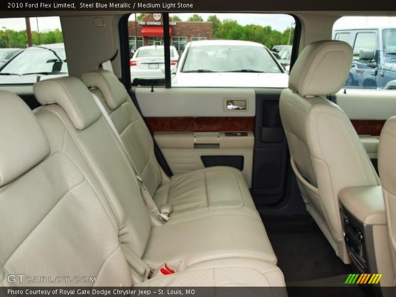 Steel Blue Metallic / Medium Light Stone 2010 Ford Flex Limited