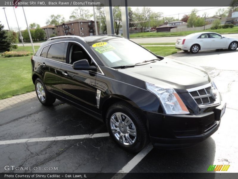 Black Raven / Ebony/Titanium 2011 Cadillac SRX FWD