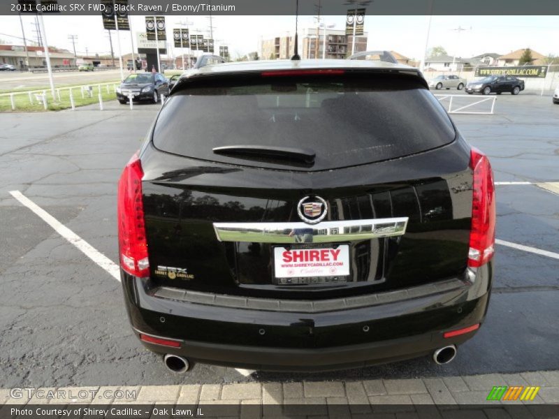 Black Raven / Ebony/Titanium 2011 Cadillac SRX FWD