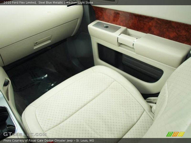 Steel Blue Metallic / Medium Light Stone 2010 Ford Flex Limited