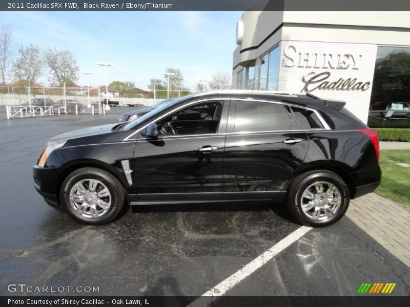 Black Raven / Ebony/Titanium 2011 Cadillac SRX FWD