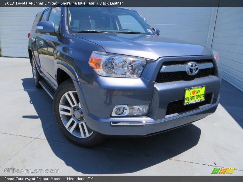 Shoreline Blue Pearl / Black Leather 2013 Toyota 4Runner Limited