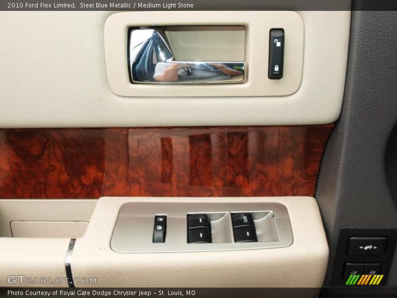 Steel Blue Metallic / Medium Light Stone 2010 Ford Flex Limited