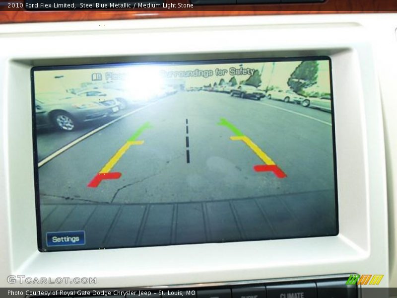 Steel Blue Metallic / Medium Light Stone 2010 Ford Flex Limited