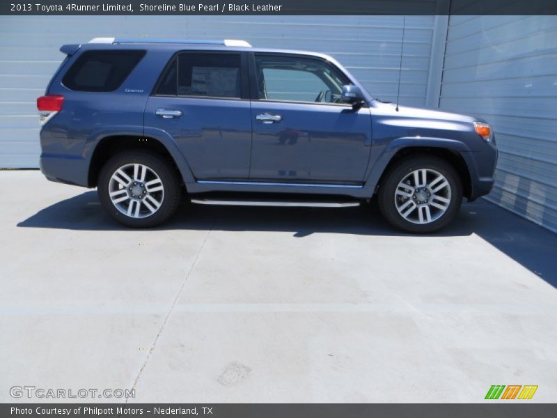 Shoreline Blue Pearl / Black Leather 2013 Toyota 4Runner Limited