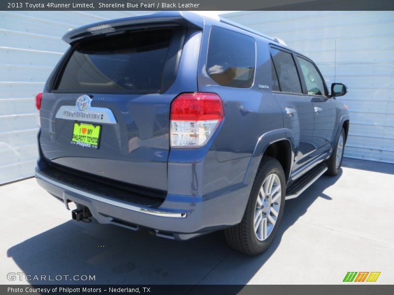 Shoreline Blue Pearl / Black Leather 2013 Toyota 4Runner Limited