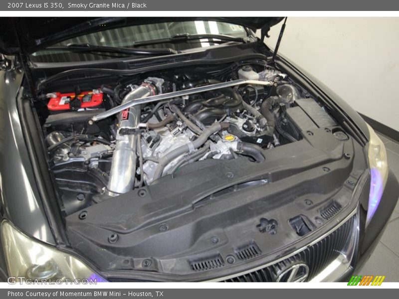 Smoky Granite Mica / Black 2007 Lexus IS 350