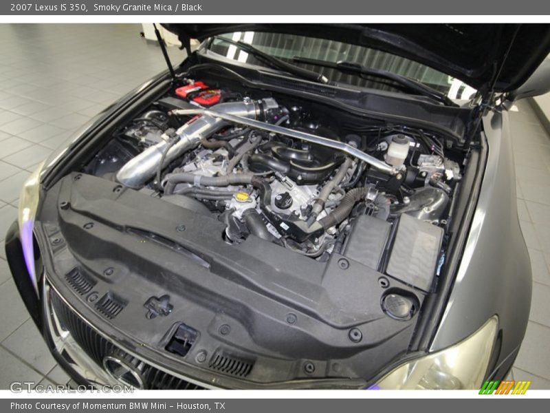 Smoky Granite Mica / Black 2007 Lexus IS 350