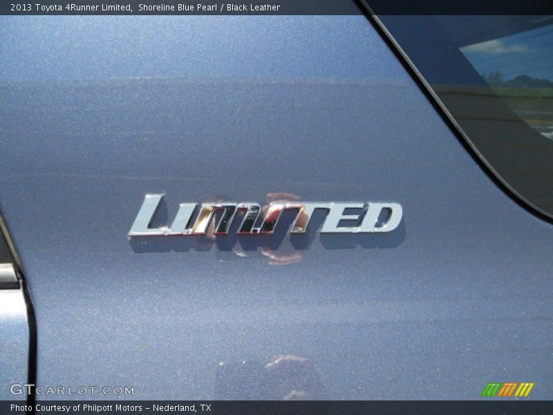 Shoreline Blue Pearl / Black Leather 2013 Toyota 4Runner Limited