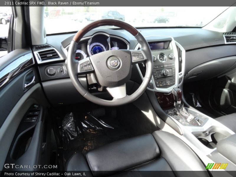 Black Raven / Ebony/Titanium 2011 Cadillac SRX FWD