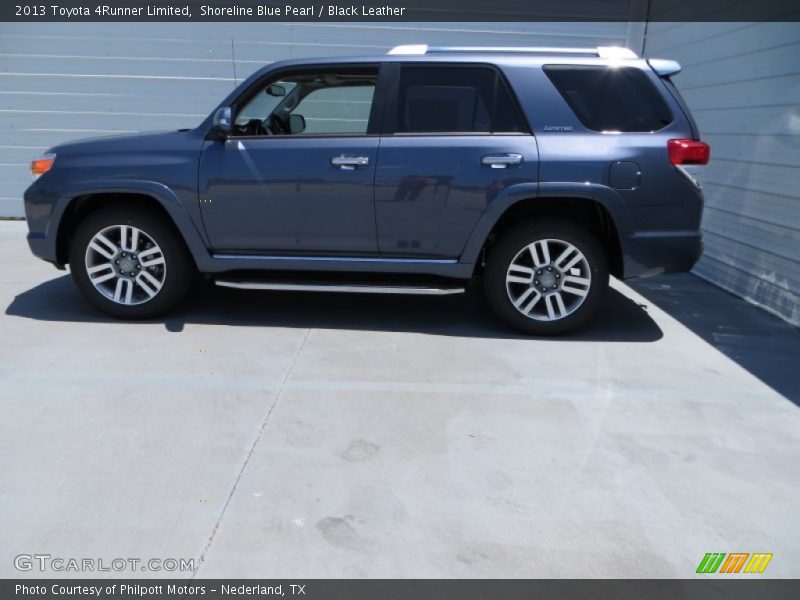 Shoreline Blue Pearl / Black Leather 2013 Toyota 4Runner Limited