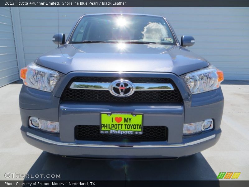 Shoreline Blue Pearl / Black Leather 2013 Toyota 4Runner Limited