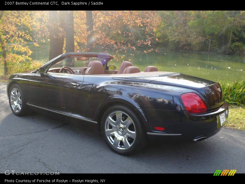 Dark Sapphire / Saddle 2007 Bentley Continental GTC