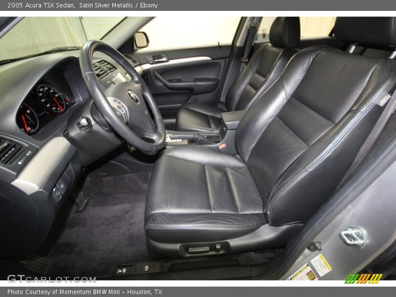 Satin Silver Metallic / Ebony 2005 Acura TSX Sedan
