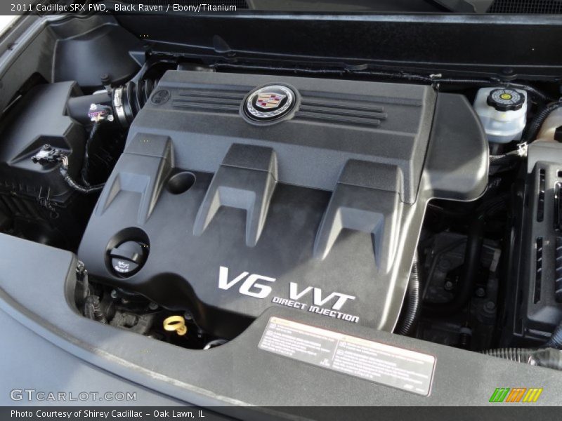 Black Raven / Ebony/Titanium 2011 Cadillac SRX FWD