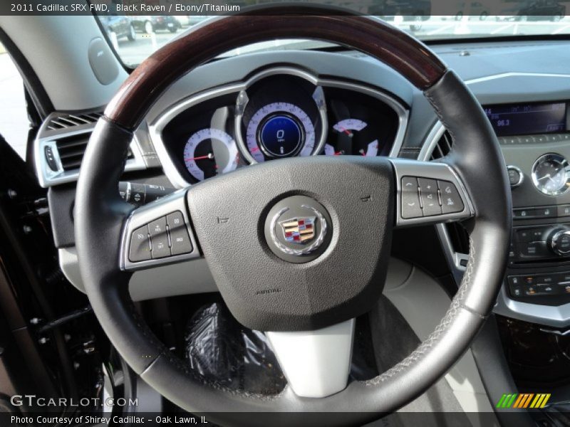 Black Raven / Ebony/Titanium 2011 Cadillac SRX FWD