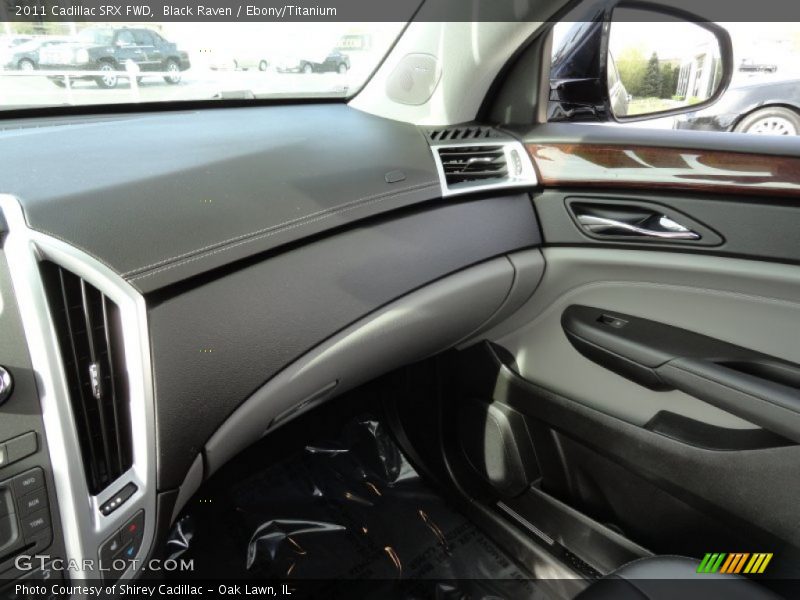 Black Raven / Ebony/Titanium 2011 Cadillac SRX FWD