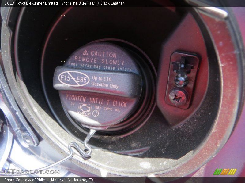 Shoreline Blue Pearl / Black Leather 2013 Toyota 4Runner Limited