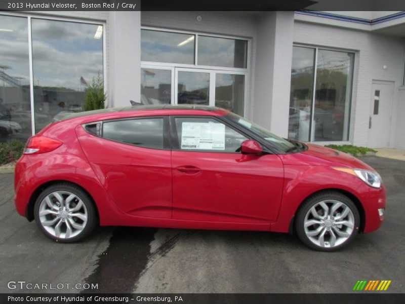 Boston Red / Gray 2013 Hyundai Veloster