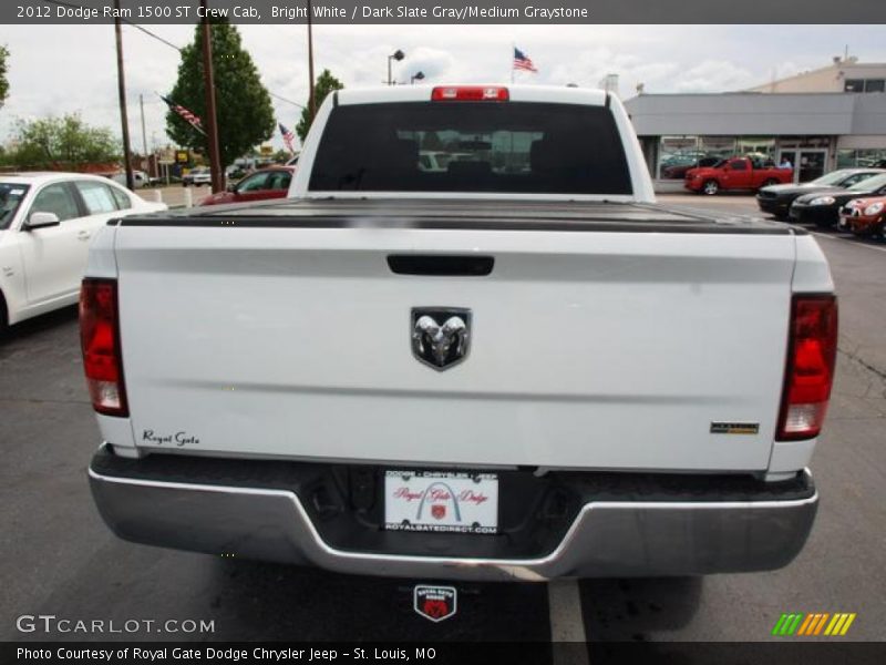 Bright White / Dark Slate Gray/Medium Graystone 2012 Dodge Ram 1500 ST Crew Cab