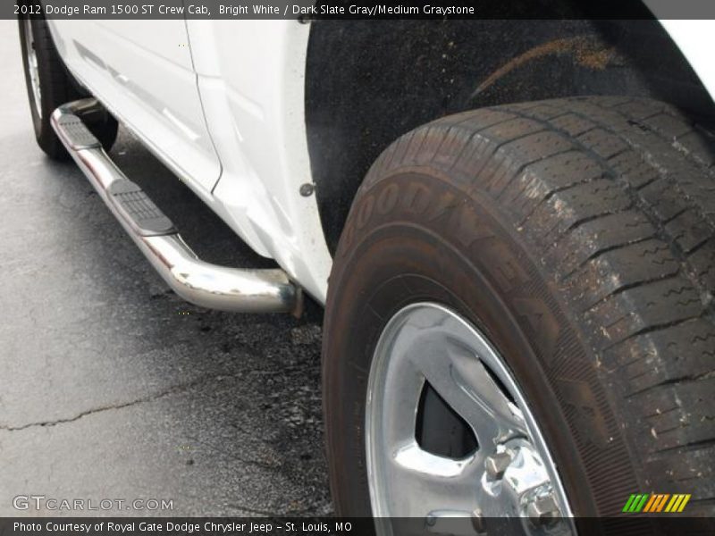 Bright White / Dark Slate Gray/Medium Graystone 2012 Dodge Ram 1500 ST Crew Cab