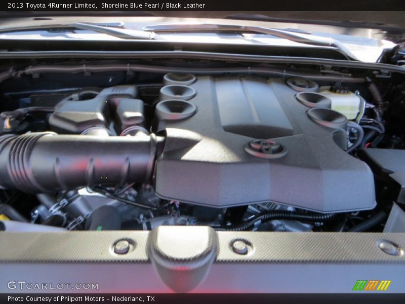 Shoreline Blue Pearl / Black Leather 2013 Toyota 4Runner Limited