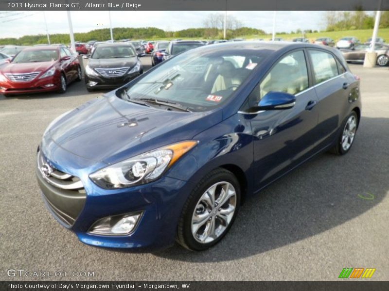 Atlantic Blue / Beige 2013 Hyundai Elantra GT