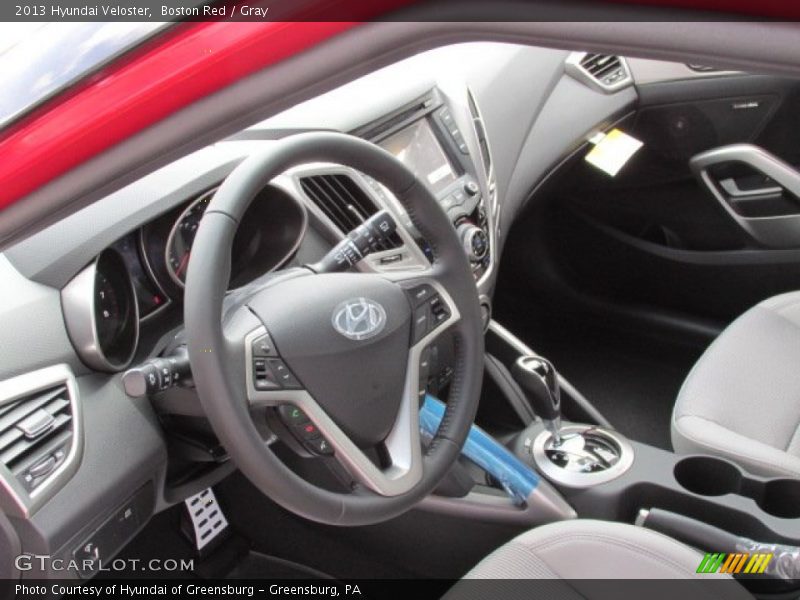 Boston Red / Gray 2013 Hyundai Veloster