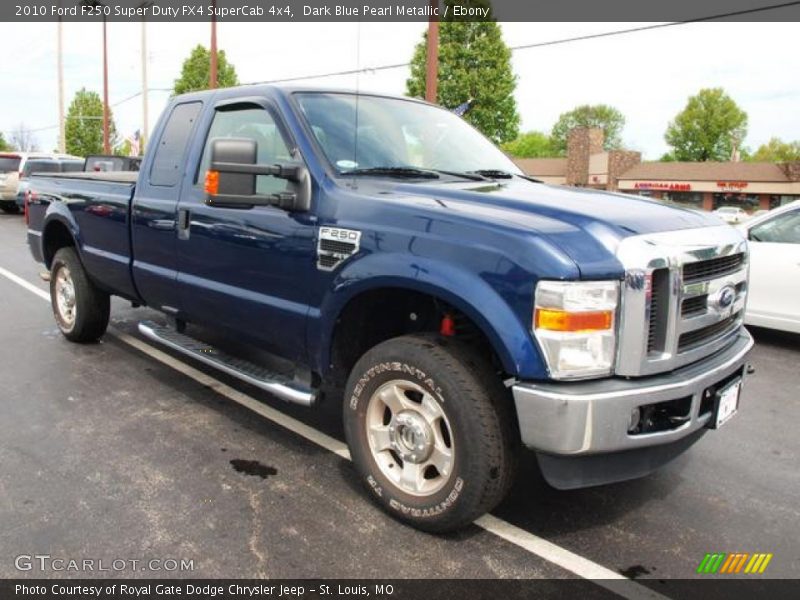 Dark Blue Pearl Metallic / Ebony 2010 Ford F250 Super Duty FX4 SuperCab 4x4