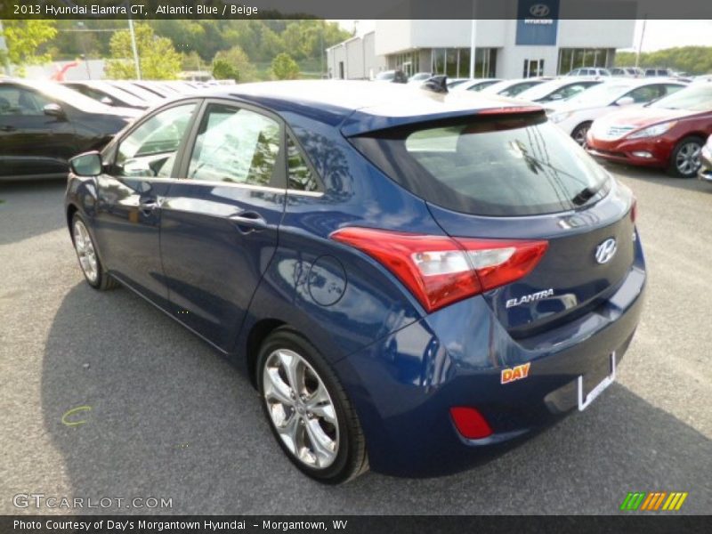 Atlantic Blue / Beige 2013 Hyundai Elantra GT