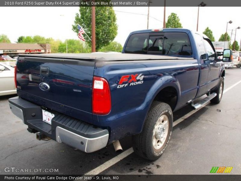 Dark Blue Pearl Metallic / Ebony 2010 Ford F250 Super Duty FX4 SuperCab 4x4